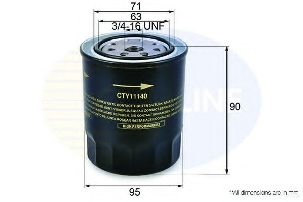 Масляный фильтр COMLINE CTY11140