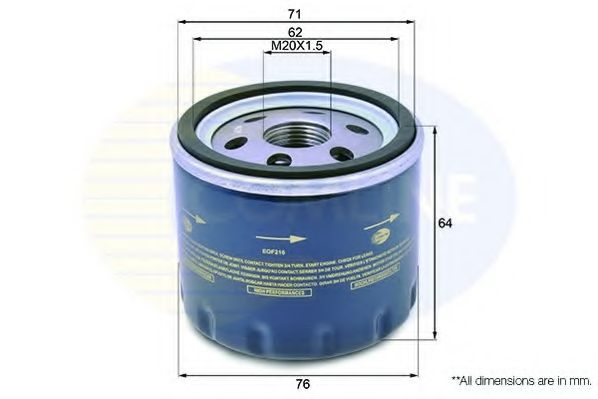 Масляный фильтр COMLINE EOF216