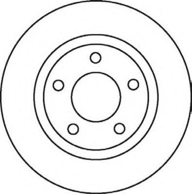 Тормозной диск LUCAS DF2806