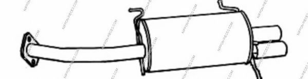 Система выпуска ОГ NPS M430A179