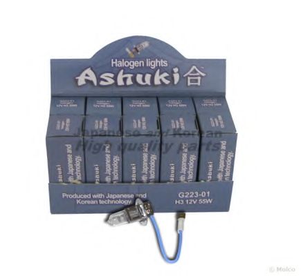Комплект тормозных колодок, дисковый тормоз ASHUKI G223-01