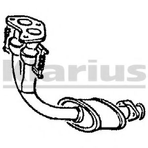 Предглушитель выхлопных газов KLARIUS 210056