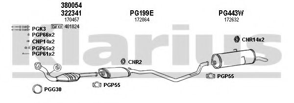 Система выпуска ОГ KLARIUS 630240U