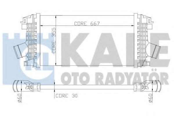 Интеркулер KALE OTO RADYATÖR 344900