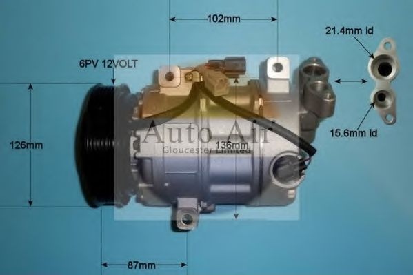 Компрессор, кондиционер AUTO AIR GLOUCESTER 14-9733P