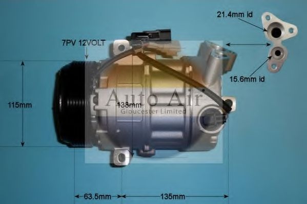 Компрессор, кондиционер AUTO AIR GLOUCESTER 14-9734P