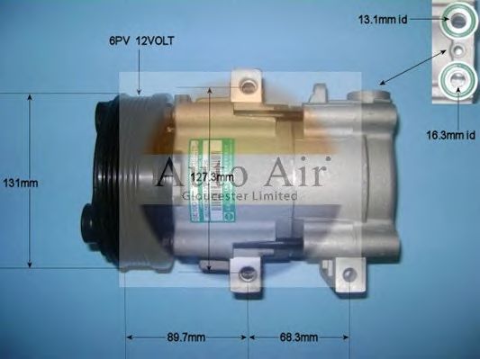 Компрессор, кондиционер AUTO AIR GLOUCESTER 14-8145P