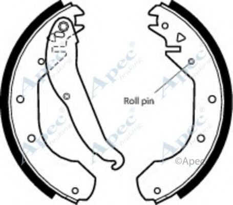 Тормозные колодки APEC braking SHU360