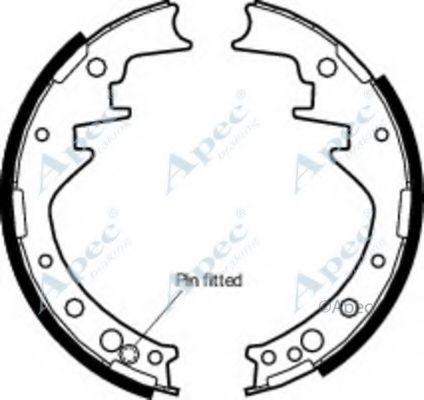 Тормозные колодки APEC braking SHU402