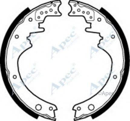 Тормозные колодки APEC braking SHU419