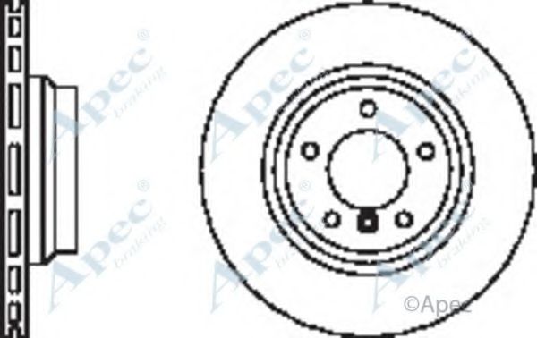 Тормозной диск APEC braking DSK2413