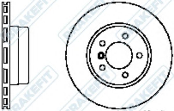 Тормозной диск APEC braking DK6260