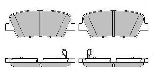 Комплект тормозных колодок, дисковый тормоз MOTAQUIP LVXL1680