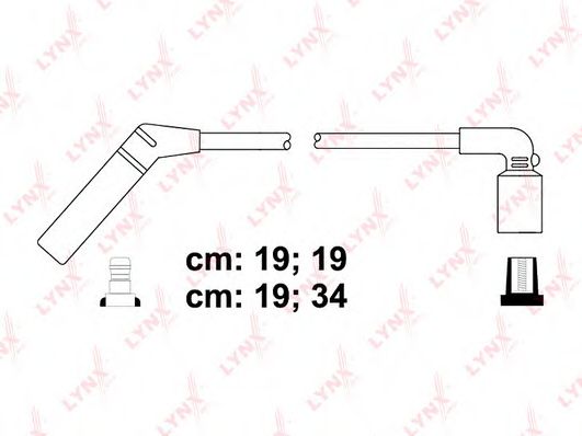 Комплект проводов зажигания LYNXauto SPE1807