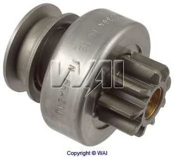 Привод с механизмом свободного хода, стартер WAIglobal 54-8117