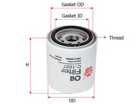 Масляный фильтр SAKURA  Automotive C1027