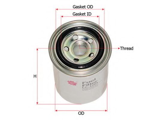 Топливный фильтр SAKURA  Automotive FC-1204