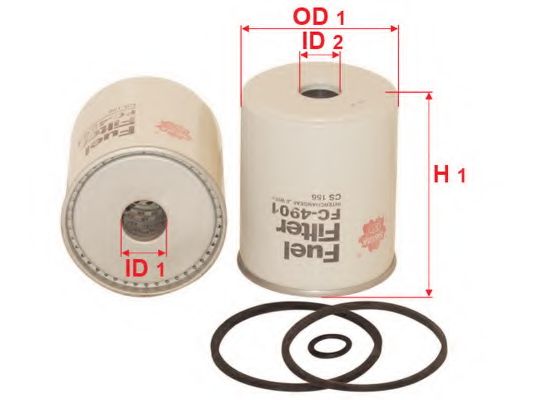 Топливный фильтр SAKURA  Automotive FC-4901