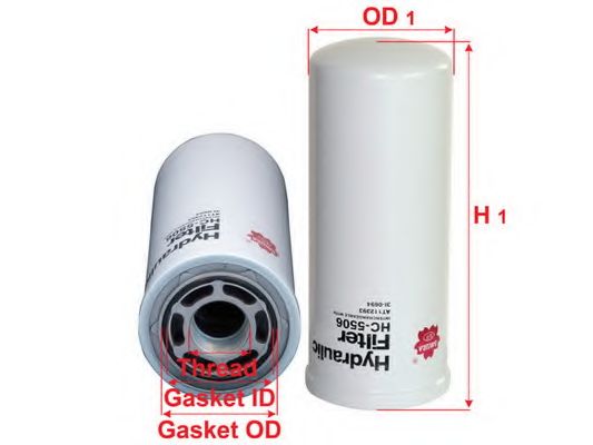 Фильтр, Гидравлическая система привода рабочего оборудования FRAM P7540