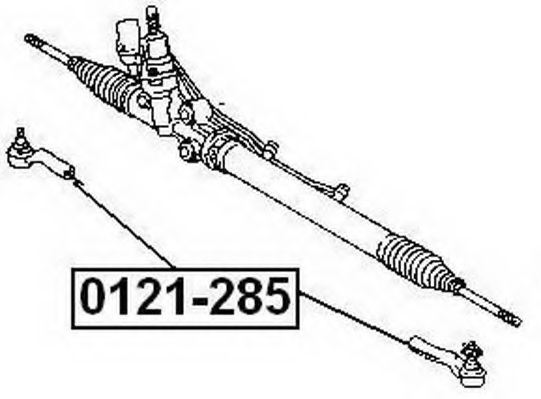 Наконечник поперечной рулевой тяги ASVA 0121-285