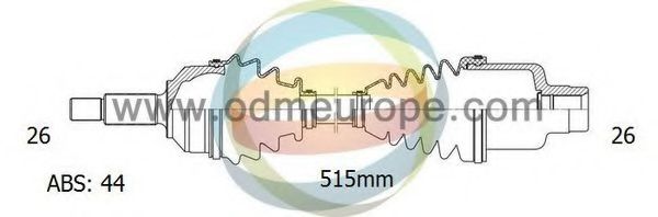 Приводной вал ODM-MULTIPARTS 18-011671