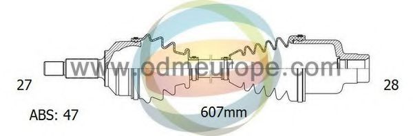 Приводной вал ODM-MULTIPARTS 18-082661