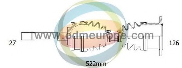 Приводной вал ODM-MULTIPARTS 18-063070