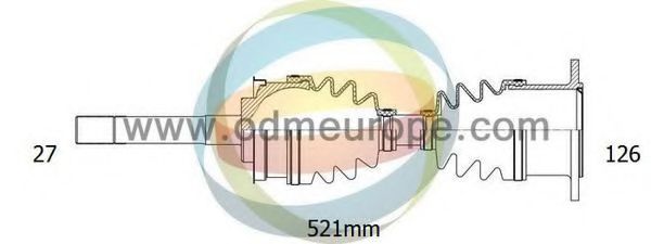 Приводной вал ODM-MULTIPARTS 18-063020