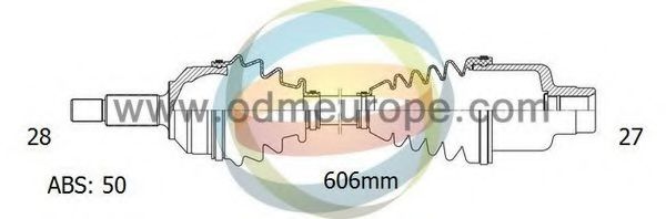 Приводной вал ODM-MULTIPARTS 18-041331
