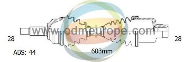 Приводной вал ODM-MULTIPARTS 18-052032