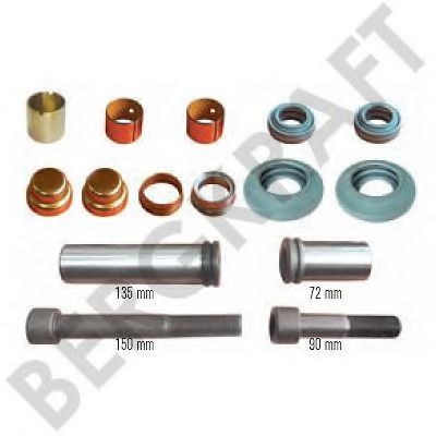 Ремкомплект, тормозной суппорт BERGKRAFT BK1612002AS