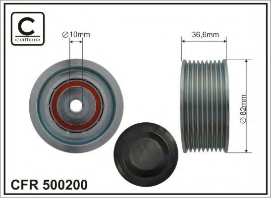 Паразитный / ведущий ролик, поликлиновой ремень CAFFARO 500200