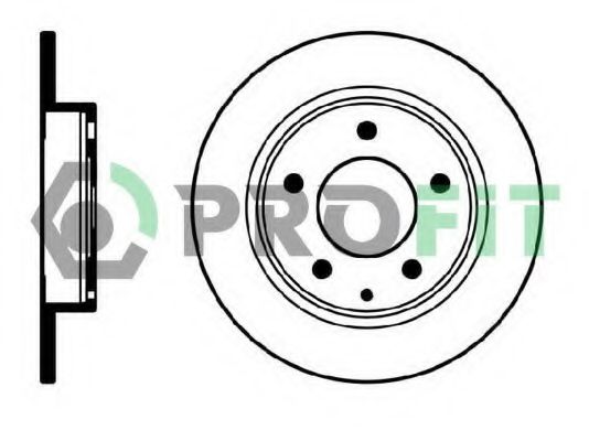 Тормозной диск PROFIT 5010-0524