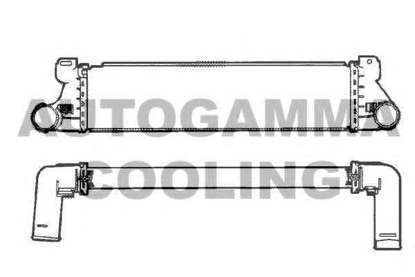 Интеркулер AUTOGAMMA 101504