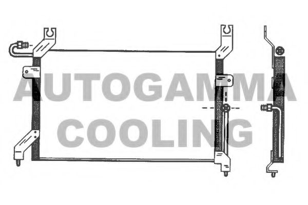 Конденсатор, кондиционер AUTOGAMMA 102793