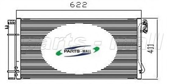 Конденсатор, кондиционер PARTS-MALL PXNCV-002