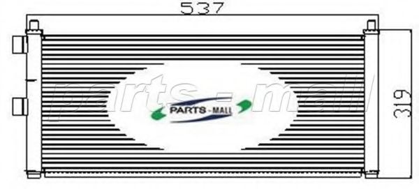 Конденсатор, кондиционер PARTS-MALL PXNCX-037G