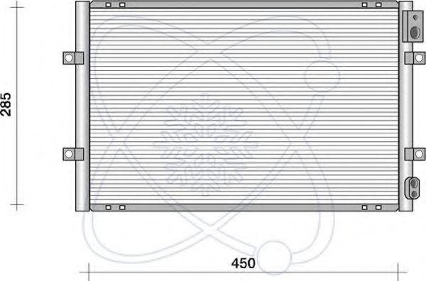 Конденсатор, кондиционер ELECTRO AUTO 30N0005