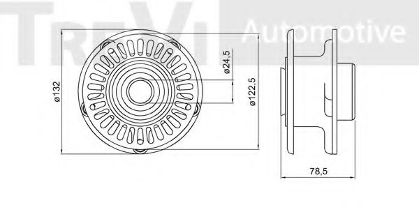 Комплект подшипника ступицы колеса TREVI AUTOMOTIVE 41492