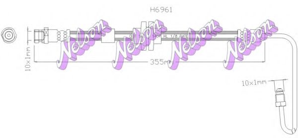 Тормозной шланг Brovex-Nelson H6961