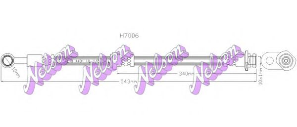 Тормозной шланг Brovex-Nelson H7006