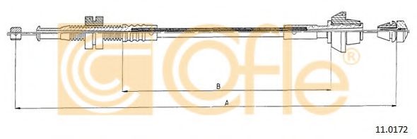 Тросик газа COFLE 11.0172