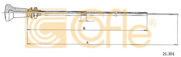 Тросик стартера COFLE 21301