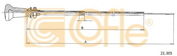 Тросик стартера COFLE 21305