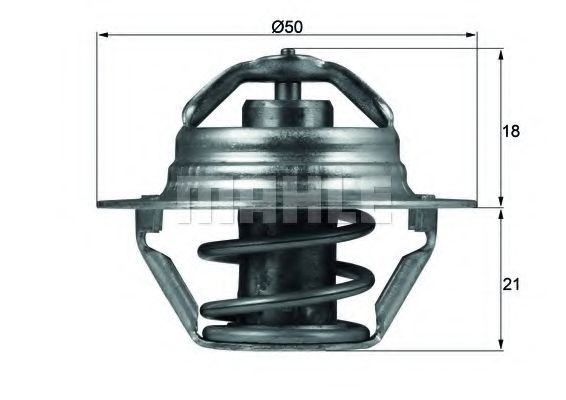 Термостат, охлаждающая жидкость BEHR TX 100 89D