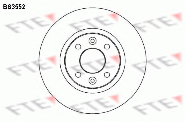 Тормозной диск FTE BS3552