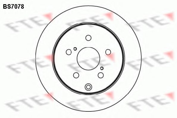 Тормозной диск FTE BS7078