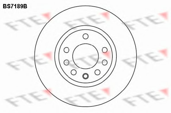 Тормозной диск FTE BS7189B