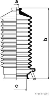 Комплект пылника, рулевое управление QH Benelux QG1236