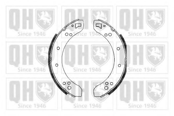 Комплект тормозных колодок QUINTON HAZELL BS500